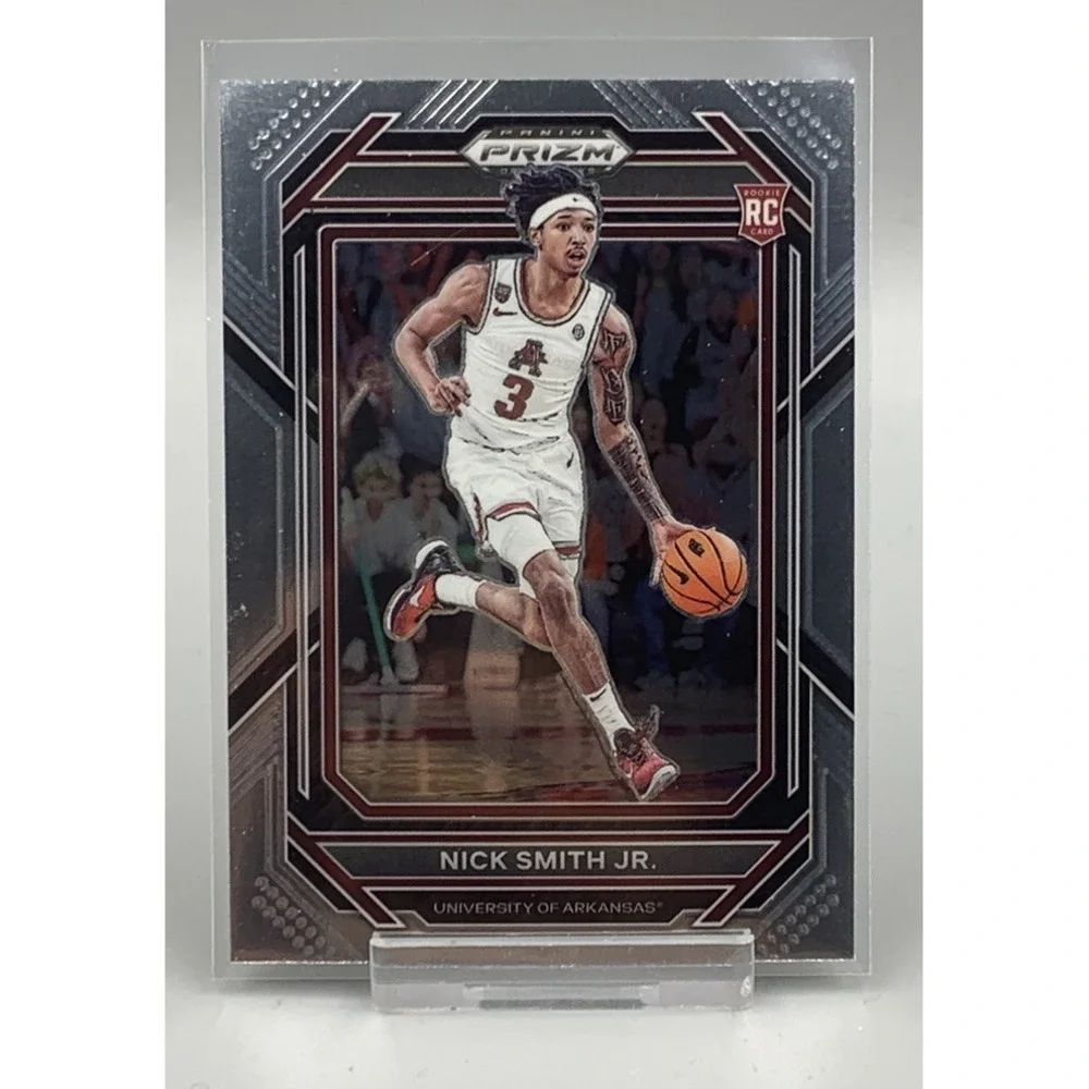 2023 Panini Prizm Draft Picks Nick Smith Jr. Rookie #50 Arkansas‎ Razorbacks RC